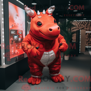 Maskottchenkostüm Rotes...
