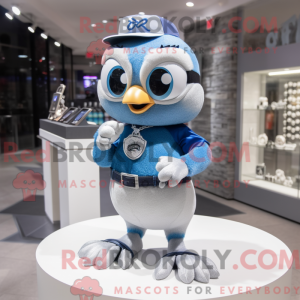 Silver Blue Jay maskerad...