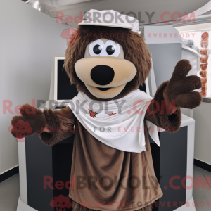 Bruin Gyro-mascottekostuum...