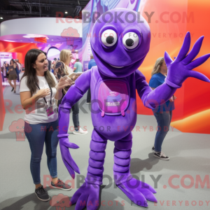 Disfraz de mascota Purple...