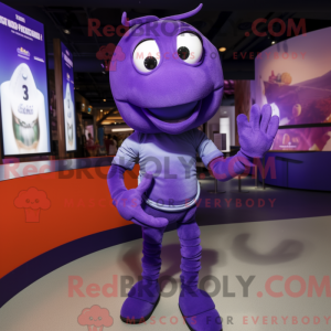 Postava maskota Purple...
