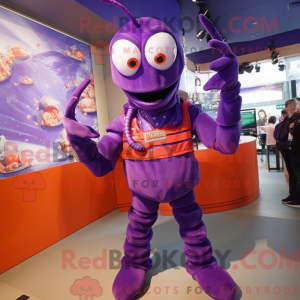 Disfraz de mascota Purple...