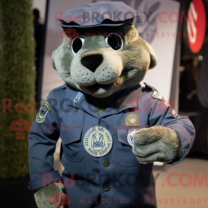 Olive Navy Seal Maskottchen...