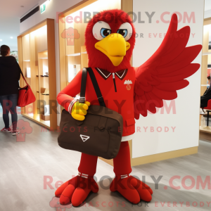 Red Eagle-mascottekostuum...