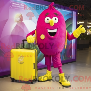 Máscara de sitron magenta...