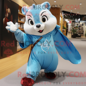 Maskotdraktfigur Sky Blue...