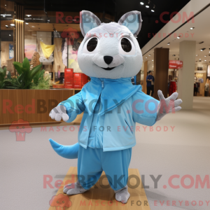 Postava maskota Sky Blue...
