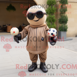 Tan Petanque Ball...