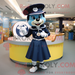 Disfraz de mascota Navy...