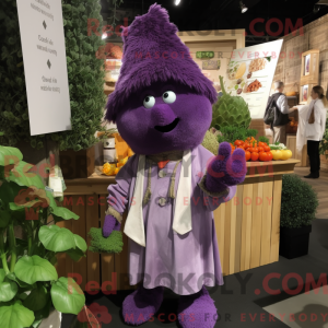 Máscara de uva lavanda com...