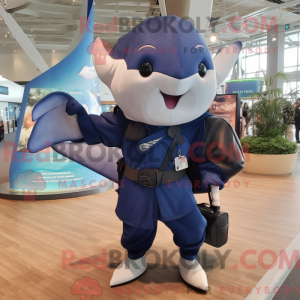 Costume de mascotte de raie...