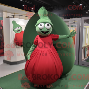 Red Green Bean maskot...