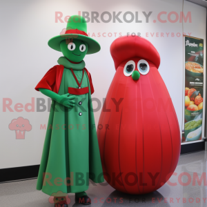 Maskottchenkostüm Rote...