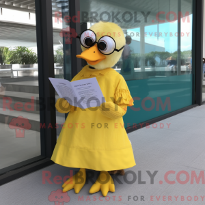 Yellow Gull maskot...