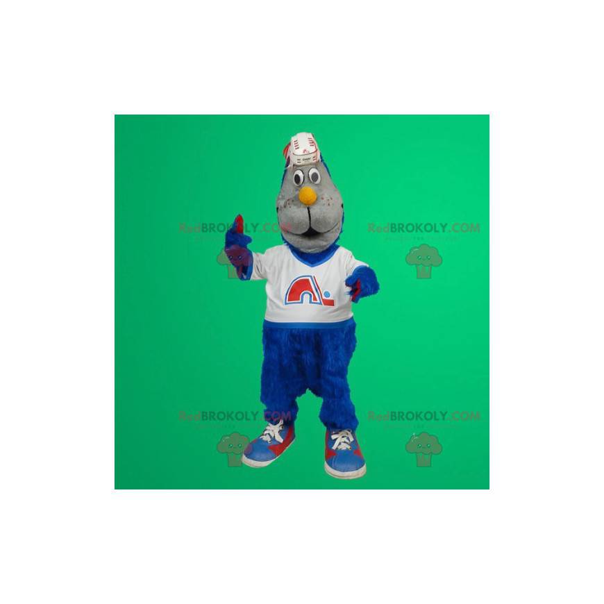 Blue cat mascot - Redbrokoly.com Blue cat mascot - Redbrokoly.com