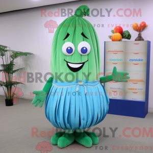 Cyan Zucchini mascot...