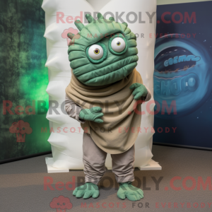 Grønn Trilobite maskot...