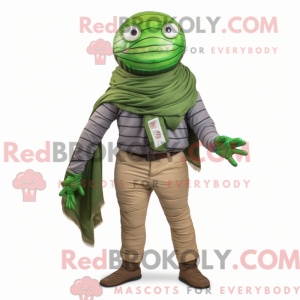 Zielony Trilobite maskot...