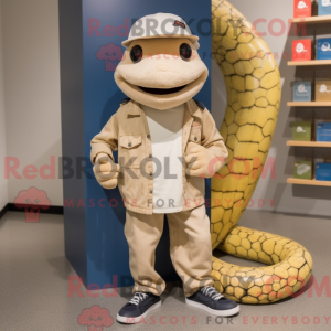 Disfraz de mascota Python...