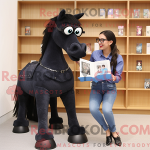 Black Mare mascottekostuum...