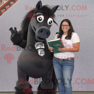 Black Mare mascottekostuum...