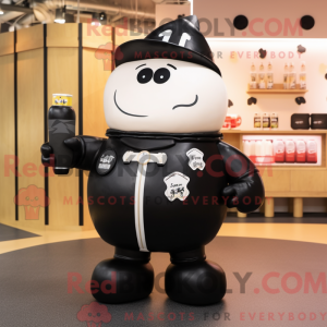 Black Bottle Of Milk mascot...