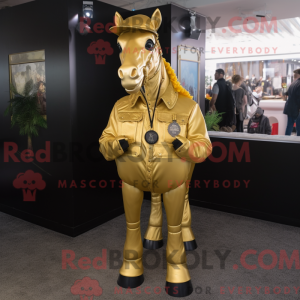 Máscara Gold Horseshoe com...