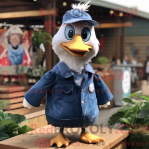 Costume mascotte de Navy...