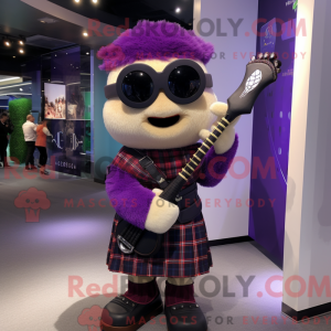 Purple Bagpipe mascot...