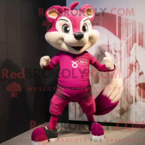 Disfraz de mascota Magenta...