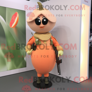 Postava maskota Peach Para...