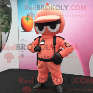 Postava maskota Peach Para...