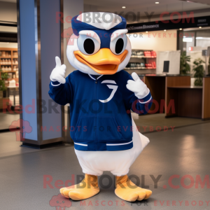 Maskottchenkostüm Navy...