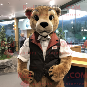 Costume de mascotte de lion...