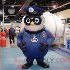 Disfraz de mascota de Navy...