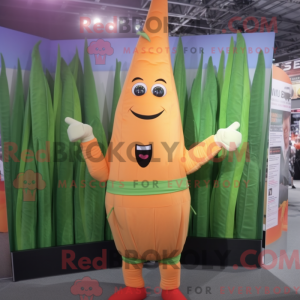Máscara de aspargos laranja...