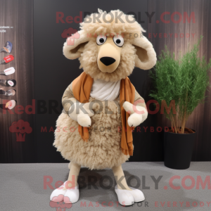 Costume mascotte de mouton...