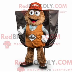 Rust Oyster maskot kostume...