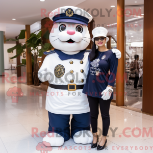 Disfraz de mascota de Navy...