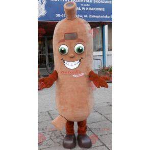 Giant sausage mascot. Charcuterie mascot - Redbrokoly.com