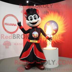 Feuerschlucker-Maskottchenk...