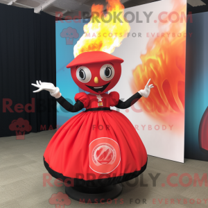 Vuureter mascottekostuum...