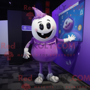 Purple Tooth Fairy mascot...