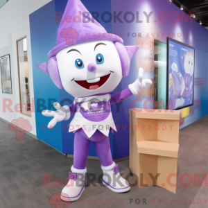 Purple Tooth Fairy mascot...