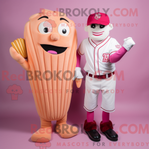 Pink French Fries mascot...
