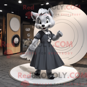 Silver Fox maskot kostume...