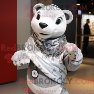 Sølvarmbånd maskot kostyme...
