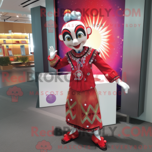 Costume mascotte d acrobate...