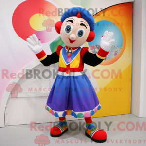 Acrobat mascot costume...