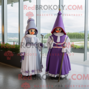 Lavendel Swiss Guard maskot...